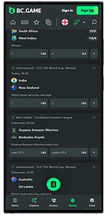 bc game cricket betting